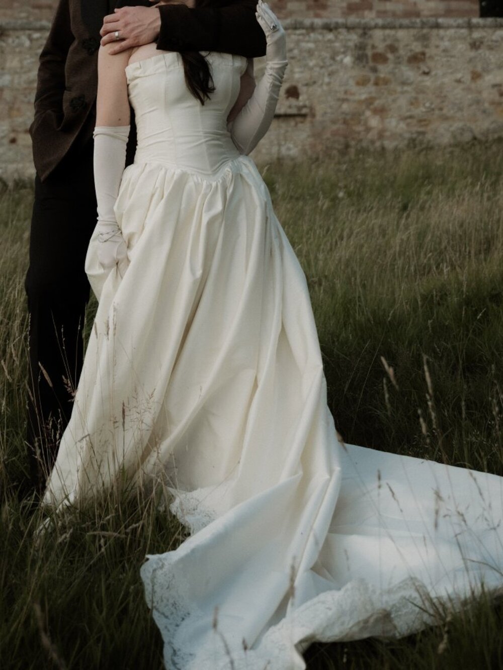 Custom Daughters of Simone Davey Silk Gown